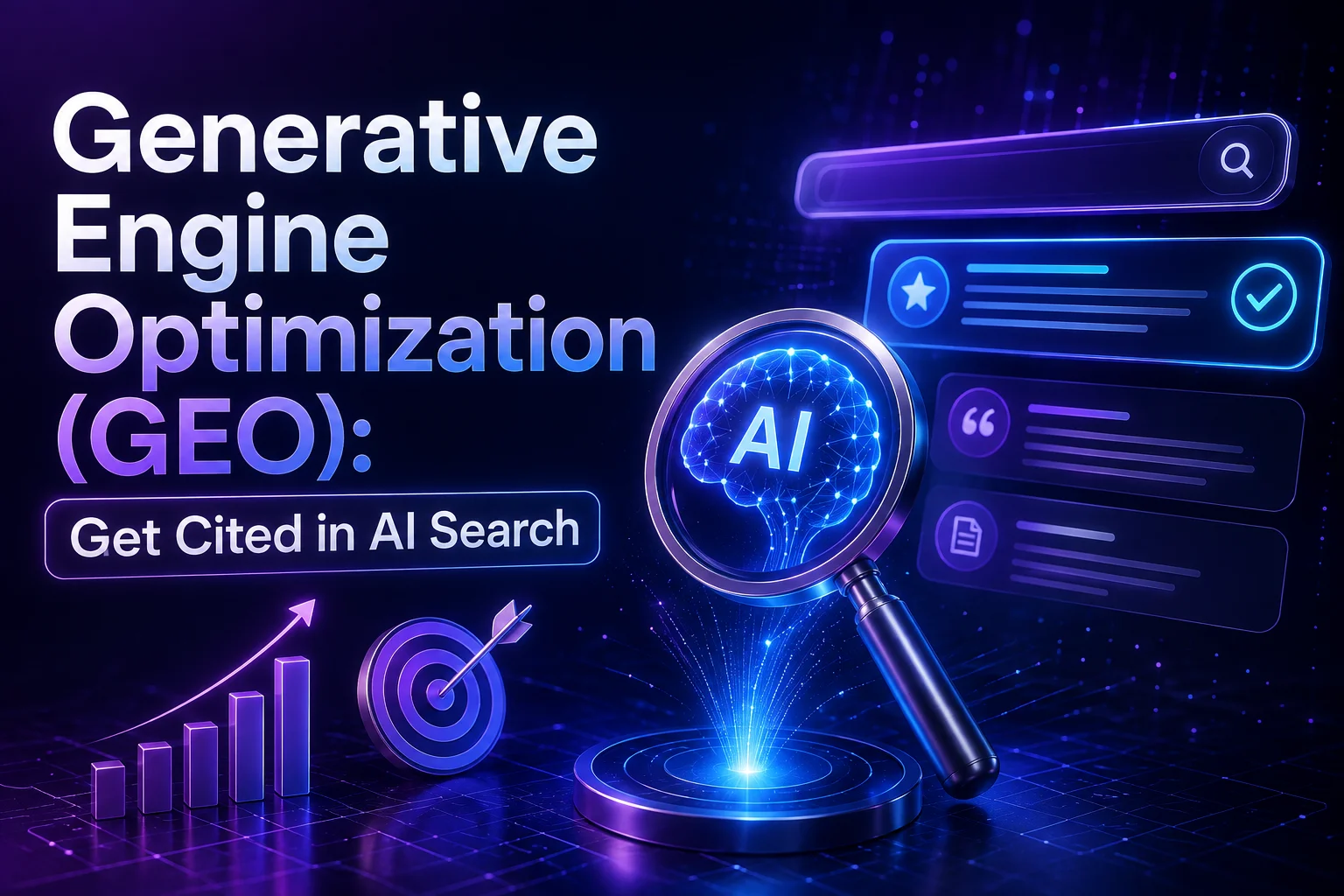 Generative Engine Optimization (GEO): How to Get Cited by ChatGPT, Perplexity, and Gemini