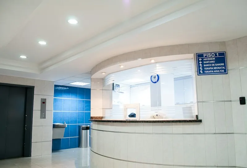 Healthcare clinic reception