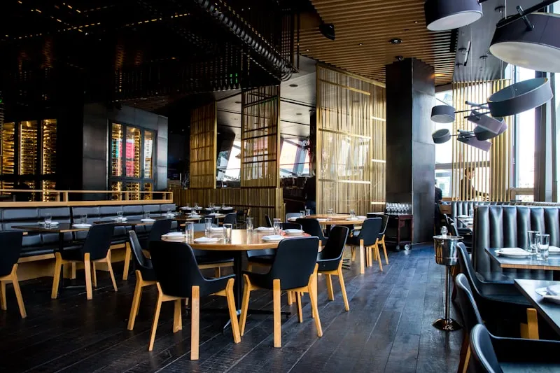 Restaurant dining area