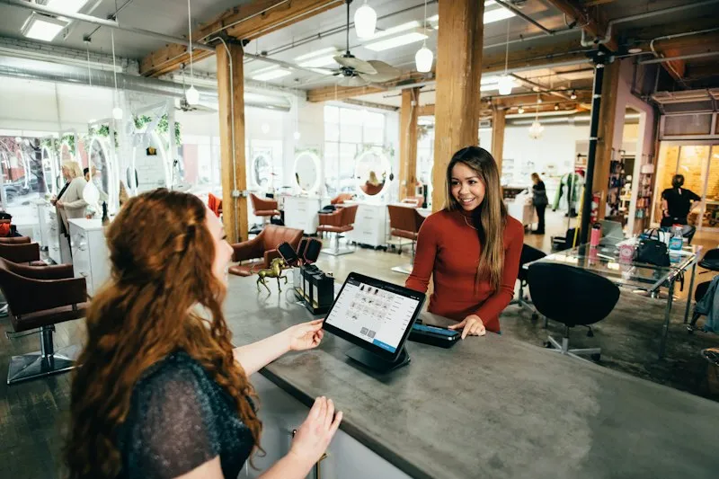 Service business storefront